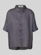 ECOALF Hemdbluse aus reinem Leinen Modell 'YERAMELANIAALF' in Anthrazi...