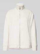 Christian Berg Woman Sweatjacke mit Stehkragen in Ecru, Größe XL