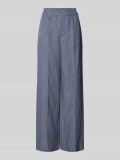 Jake*s Casual Wide Leg Stoffhose aus Lyocell-Leinen-Mix in Jeansblau, ...