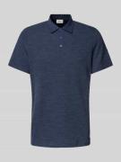s.Oliver RED LABEL Regular Fit Poloshirt aus Baumwoll-Mix in Dunkelbla...