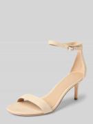 Lauren Ralph Lauren Sandalette mit Fesselriemen Modell 'ALLIE' in Sand...