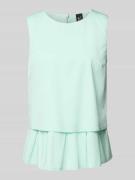 Marc Cain Regular Fit Blusentop in Layering-Optik in Mint, Größe 34