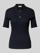 Marc O'Polo Slim Fit Poloshirt aus Baumwoll-Modal-Mix in Marine, Größe...