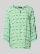 Betty Barclay Regular Fit Bluse mit Schlüsselloch-Ausschnitt in Oliv, ...