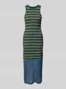 Scotch & Soda Strickkleid mit Rundhalsausschnitt in Blau, Größe L