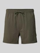 Only & Sons Badehose mit elastischem Bund Modell 'TED LIFE' in Oliv, G...