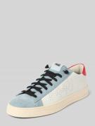 P448 Sneaker mit Label-Badge Modell 'JACK' in Hellblau, Größe 43