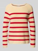 Tommy Hilfiger Regular Fit Strickpullover aus reiner Baumwolle in Rot,...