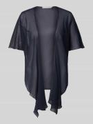 Christian Berg Cocktail Bolero mit eingefasstem Saum in Marine Melange...