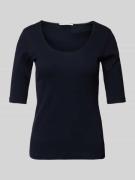 Lanius T-Shirt mit Rundhalsausschnitt in Marine, Größe 38