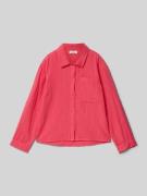 Only Regular Fit Hemdbluse aus reiner Baumwolle Modell 'THYRA' in Pink...
