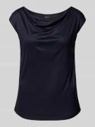 s.Oliver BLACK LABEL Loose Fit Shirt aus reiner Viskose in Marine, Grö...