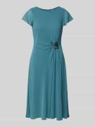 Christian Berg Cocktail Cocktailkleid mit Ziersteinbesatz in Smaragd M...