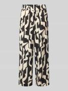 s.Oliver RED LABEL Loose Fit Culotte aus Viskose-Mix in BLACK, Größe 4...