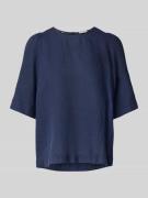 Seidensticker Regular Fit Leinenblusenshirt mit 1/2-Arm in Marine, Grö...