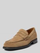 Vagabond Loafers mit Label-Detail Modell 'MARIO' in Beige, Größe 40