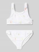 Polo Ralph Lauren Teens Bikini-Set mit Label-Stitching in Weiss, Größe...