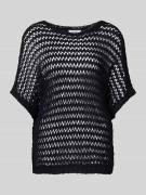B.Young Strickpullover mit Fledermausärmeln Modell 'MARAX' in Black, G...