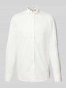 ETERNA Slim Fit Smokinghemd mit Kläppchenkragen in Ecru, Größe 43