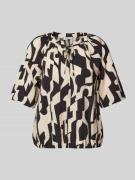 s.Oliver RED LABEL Relaxed Fit Blusenshirt aus Viskose-Mix in Black, G...