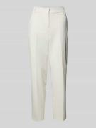 Christian Berg Woman Tapered Fit Stoffhose mit elastischem Bund in Off...