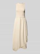 Gestuz Maxikleid mit Turtleneck Modell 'sama' in Beige, Größe XS