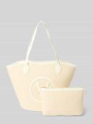 VALENTINO BAGS Shopper mit Logo-Applikation Modell 'COVENT' in Weiss, ...