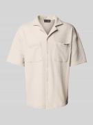 Pegador Oversized Freizeithemd mit 1/2-Arm Modell 'ACADO' in Beige, Gr...