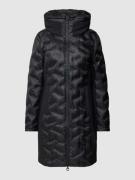 s.Oliver RED LABEL Steppmantel mit Prägungen in Black, Größe 34