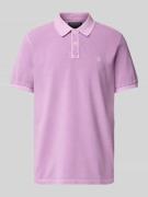 Marc O'Polo Regular Fit Poloshirt aus reiner Baumwolle in Flieder, Grö...