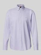 BOSS Orange Regular Fit Freizeithemd mit Button-Down-Kragen Modell 'Ri...