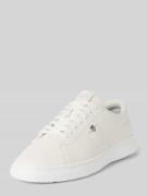Gant Sneaker aus Leder mit Label-Detail in Weiss, Größe 40