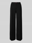 HUGO Wide Leg Anzughose mit Bügelfalten Modell 'Hasene' in Black, Größ...