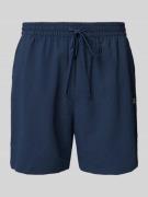 Les Deux Regular Fit Badehose mit Strukturmuster Modell 'Stan' in Dunk...