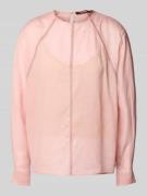 Max Mara Studio Bluse mit Rundhalsausschnitt Modell 'EDILE' in Rosa, G...