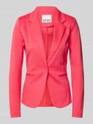 ICHI Slim Fit Blazer mit Paspeltaschen Modell 'KATE' in Pink, Größe XS