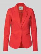 ICHI Slim Fit Blazer mit Paspeltaschen Modell 'KATE' in Rot, Größe M