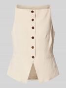 Christian Berg Woman Selection Taillierte Weste aus Viskose-Leinen-Mix...