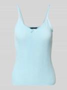 Vero Moda Regular Fit Top aus reiner Baumwolle Modell 'LISA' in Hellbl...