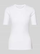 Samsøe Samsøe Slim Fit T-Shirt aus Baumwoll-Mix Modell 'SAALEXO' in We...