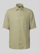 Marc O'Polo Regular Fit Freizeithemd aus reinem Leinen in Mint, Größe ...