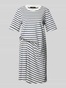 Weekend Max Mara Knielanges T-Shirt-Kleid mit seitlicher Raffung Model...