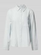 Vila Regular Fit Hemdbluse mit Brusttasche Modell 'RUMANA' in Hellblau...