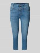 Tom Tailor Slim Fit Caprihose aus Baumwoll-Mix Modell 'KATE' in Jeansb...