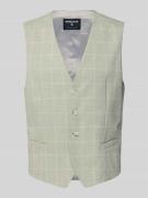 Strellson Slim Fit Anzugweste mit Knopfleiste in Lind, Größe 52