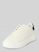 Marc O'Polo Low Top Sneaker aus edlem Rindsleder in Weiss, Größe 40