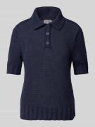 Mustang Regular Fit Strickshirt aus Baumwoll-Leinen-Mix Modell 'Lolita...