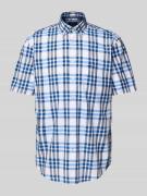 Fynch-Hatton Freizeithemd mit Knopfleiste in Royal, Größe 3XL