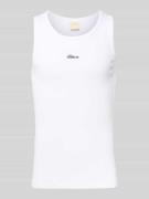 BLKVIS Tanktop mit Label-Stitching in Weiss, Größe L
