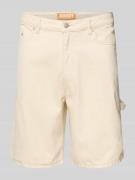 REVIEW Baggy Fit Jeans Shorts im 5-Pocket-Design - Jorts in Ecru, Größ...